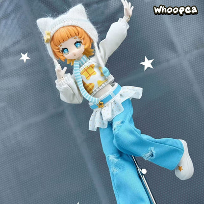 TwinkleE Electronic Star Girl Band Series 1/8 Action Figure BJD Blind Box