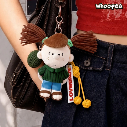 PEANUTS SNOOPY BARBER SHOP Series Plush Keychain Blind Box