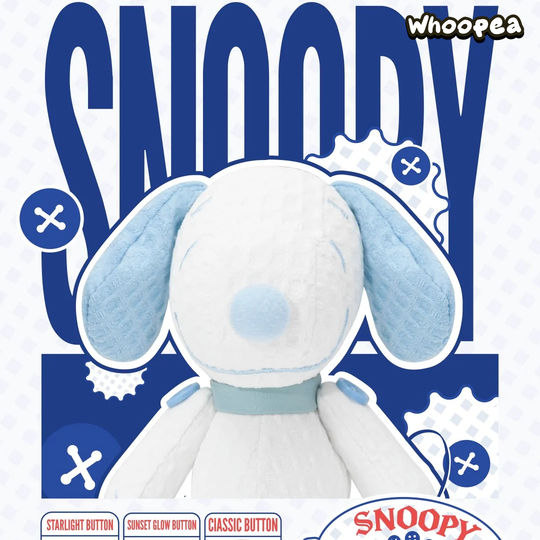 Snoopy Fun Button Series Plush Blind Box