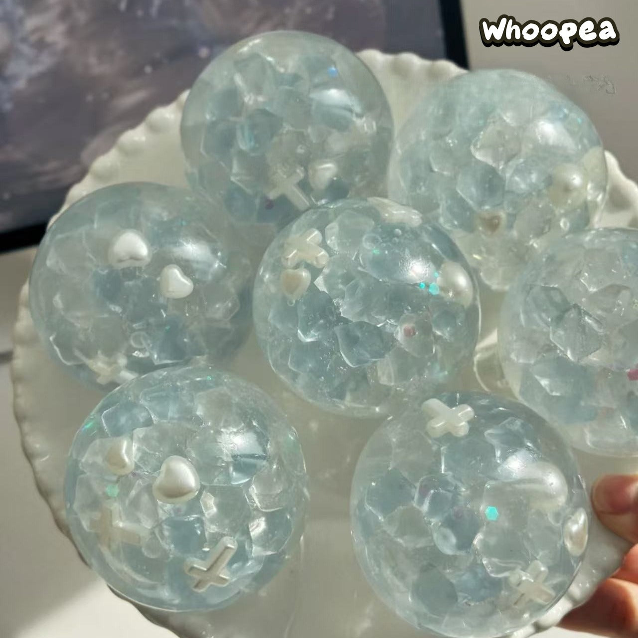 Bubble Tea Handmade Crunchy Vaseline Slush Squishy Ball Colletion- Sensory Fidget Toy