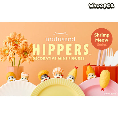 Sonny Angel × Mofusand Shrimp Meow Series Hippers Decorative Mini Figures Blind Box (PRE-ORDER)