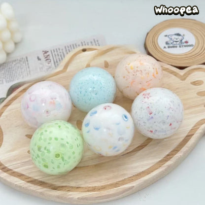Handmade Crunchy Slush Squishy Ball 6 in 1 Set Collection - Sensory Fidget Toy