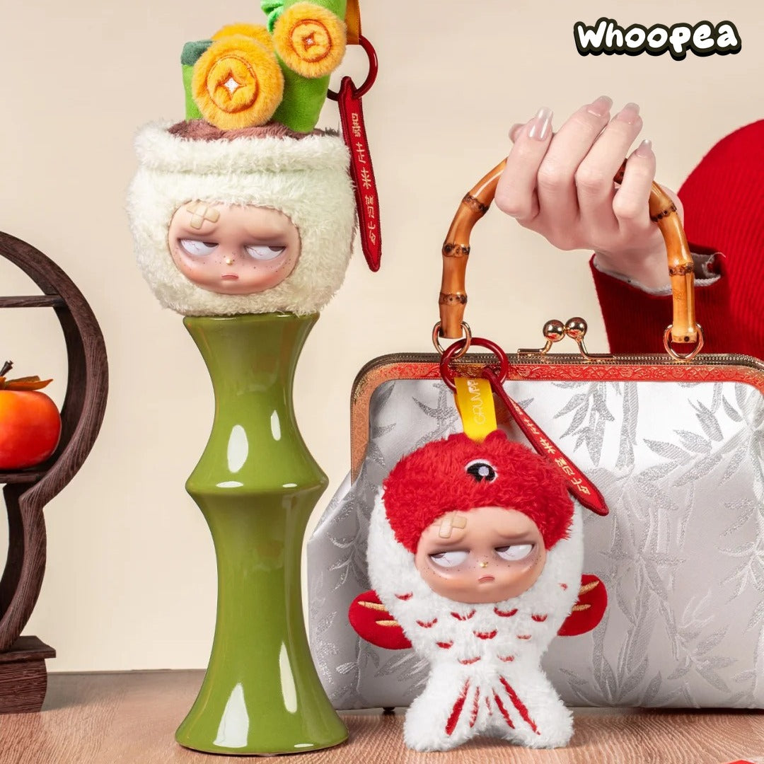 【1000BOX限定品】グランピピ　新年シリーズ　未開封ボックス　シュリンク付き 眠れないグランピッピ 旧正月シリーズ ぬいぐるみ ブラインドボックス