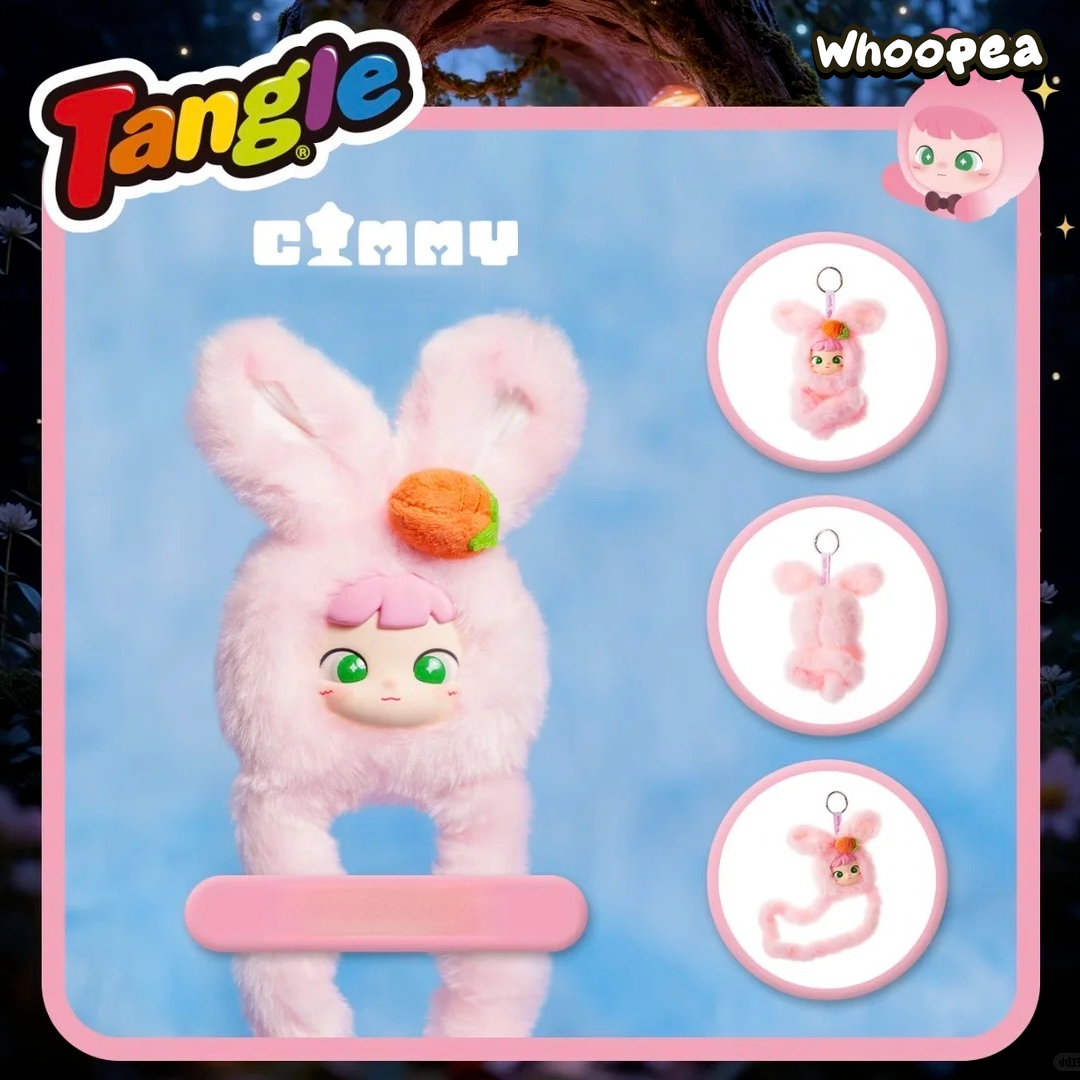 Cimmy Heartthrob & Tangle Fluffy Bunny Series Plush Pendant