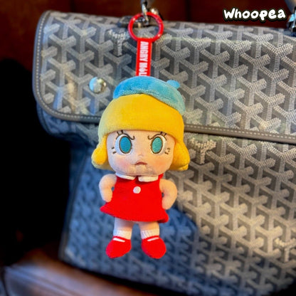 POPMART Angry MOLLY 2025 PTS Exhibition Limited Edition Vinyl Plush Pendant