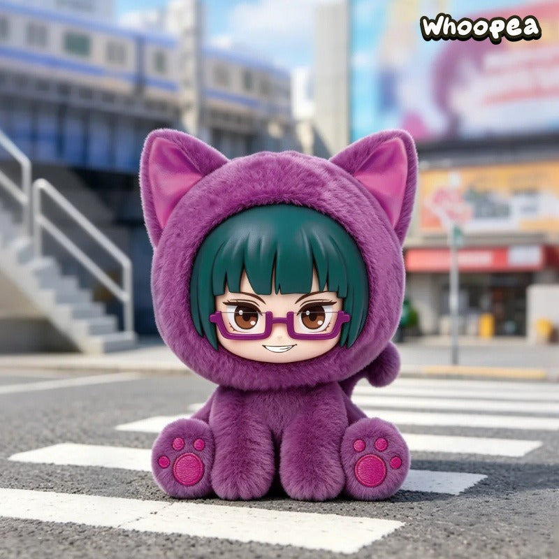 Jujutsu Kaisen Sitting Cat Party Series Plush Pendant Blind Box