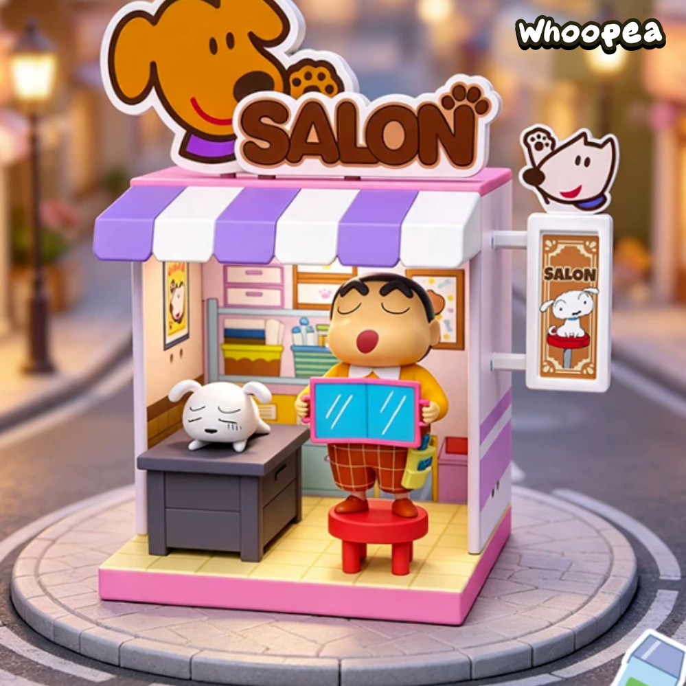 Crayon Shin-chan Kasukabe Mini Store Series Figures Blind Box