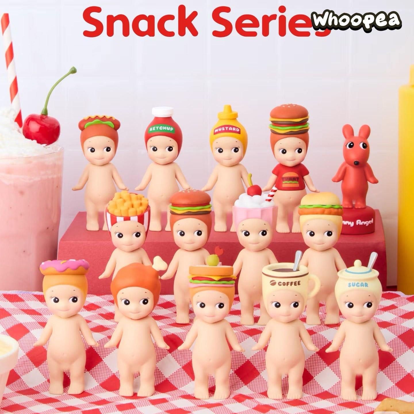 Sonny Angel Snack Series 9個セット+おまけ Sonny Angel Snack Series Figures, Blind Box – WHOOPEA
