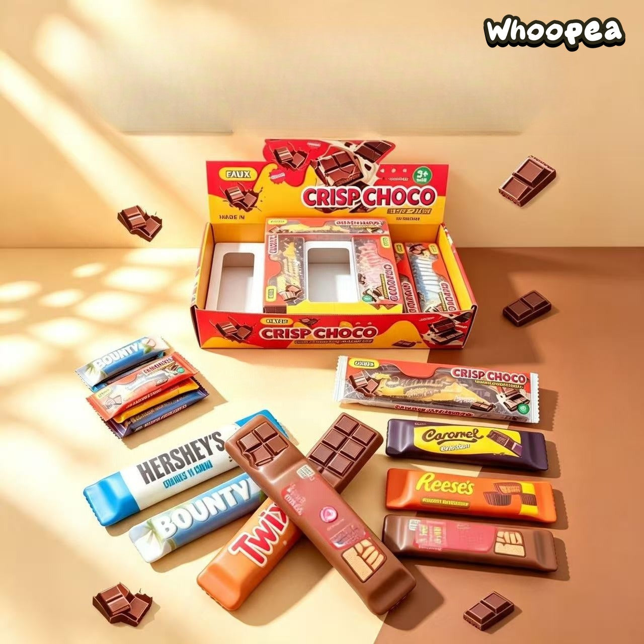 Crispy Chocolate Wax-cracking Squishy - Sensory Fidget Toy