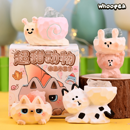 Sweet Animal Crystal Series Mini Figures Blind Box