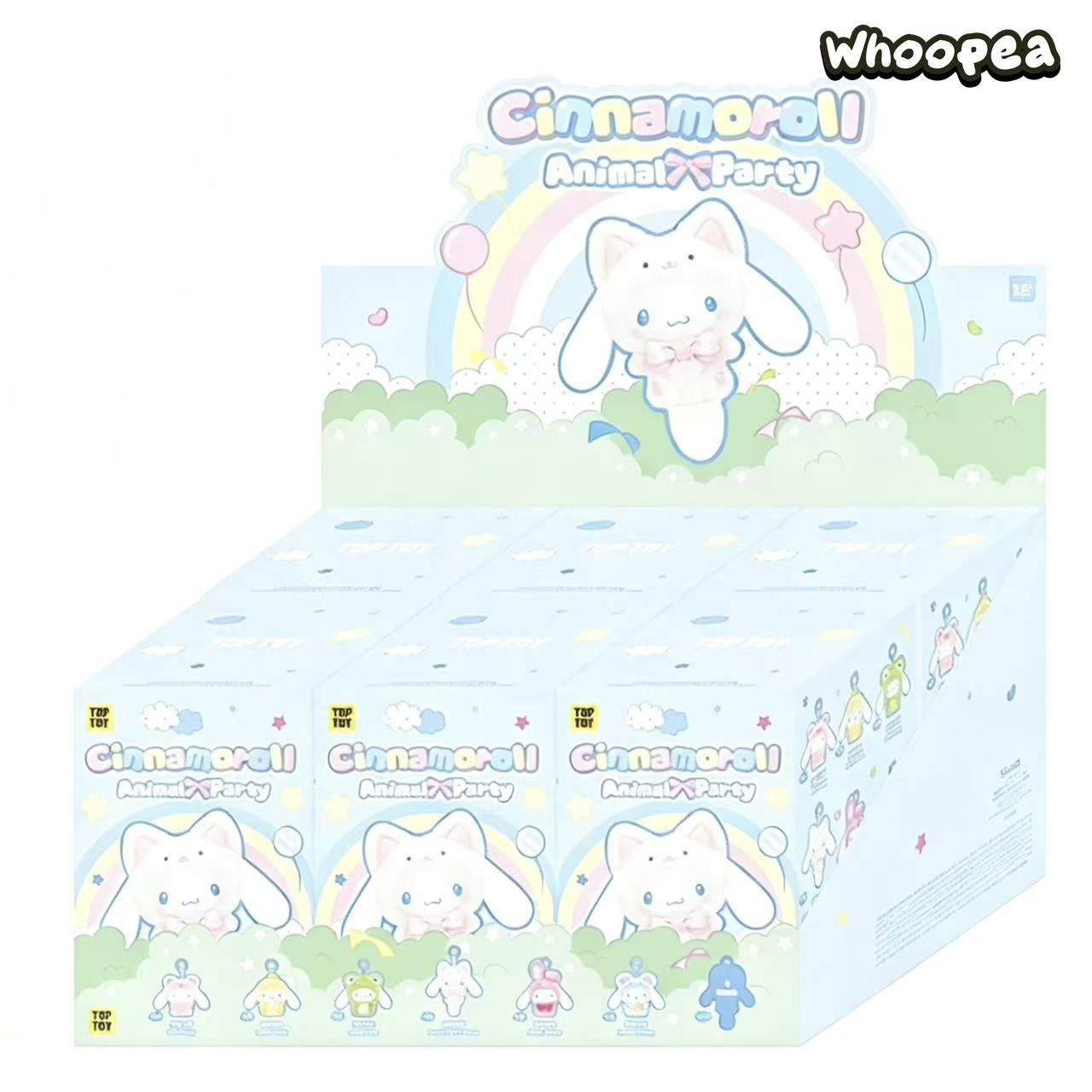 SANRI0 Cinnamoroll Animal Party Series Plush Pendant Blind Box