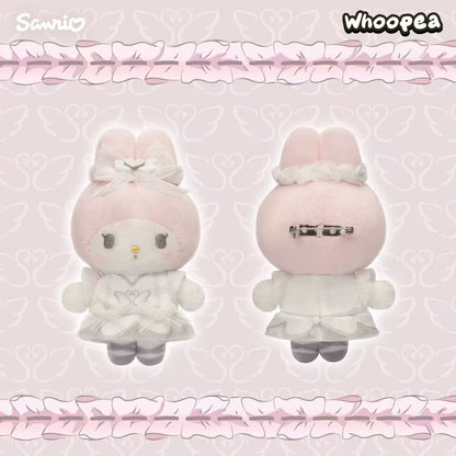 SANRI0 HK Ballerina Series Plush Brooch (PRE-ORDER）