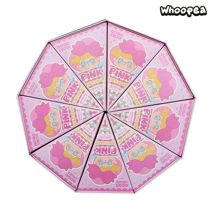 QOQO MINI FACE Pink Birthday Series PVC Figures Blind Box