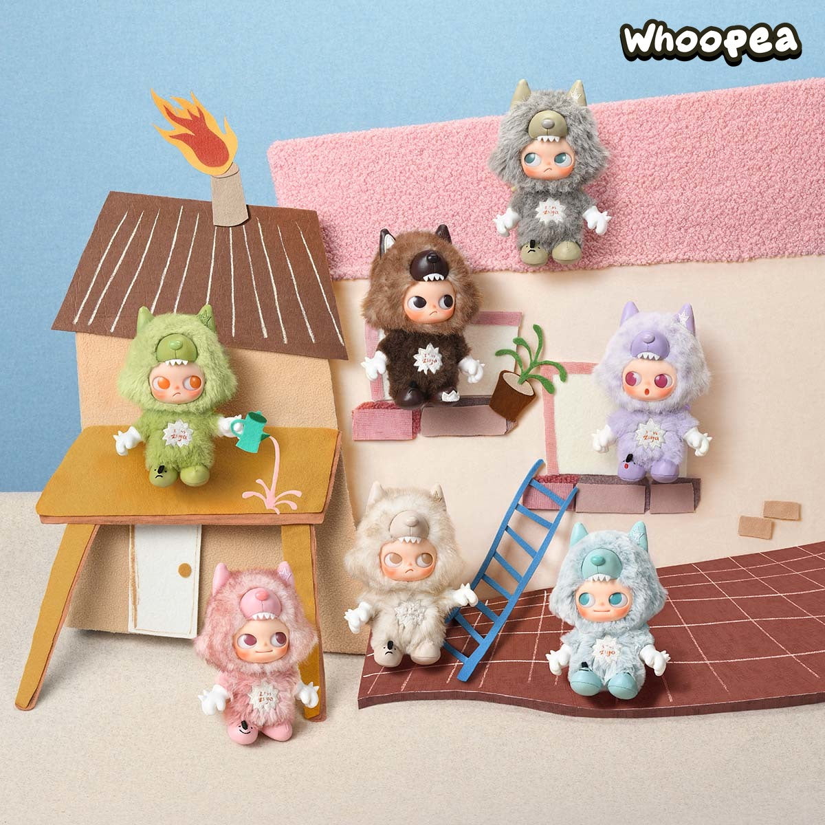 POP MART ZSIGA I'm Zsiga Series-Vinyl Plush Pendant Blind Box (PRE-ORDER）