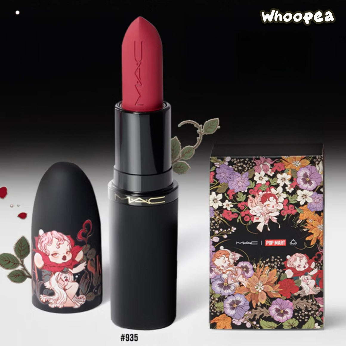 POPMART Skullpanda x MAC Valentine's Day Lipstick Set, Valentine's Day Exclusive
