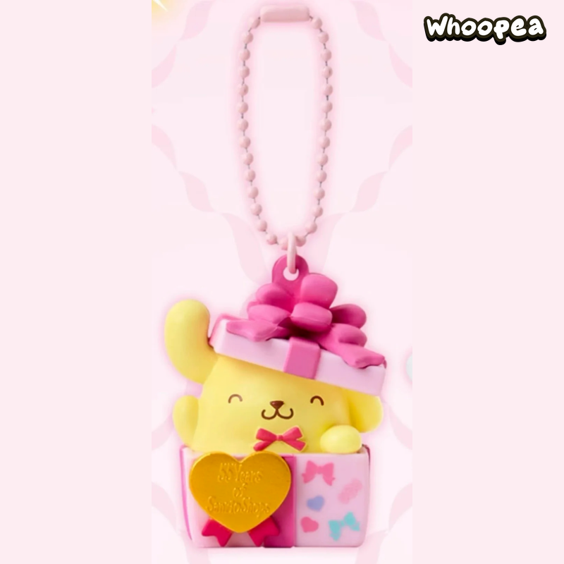 SANRI0 55th Anniversary Wrapping Paper Series Secret Mascot Keychain Blind Box