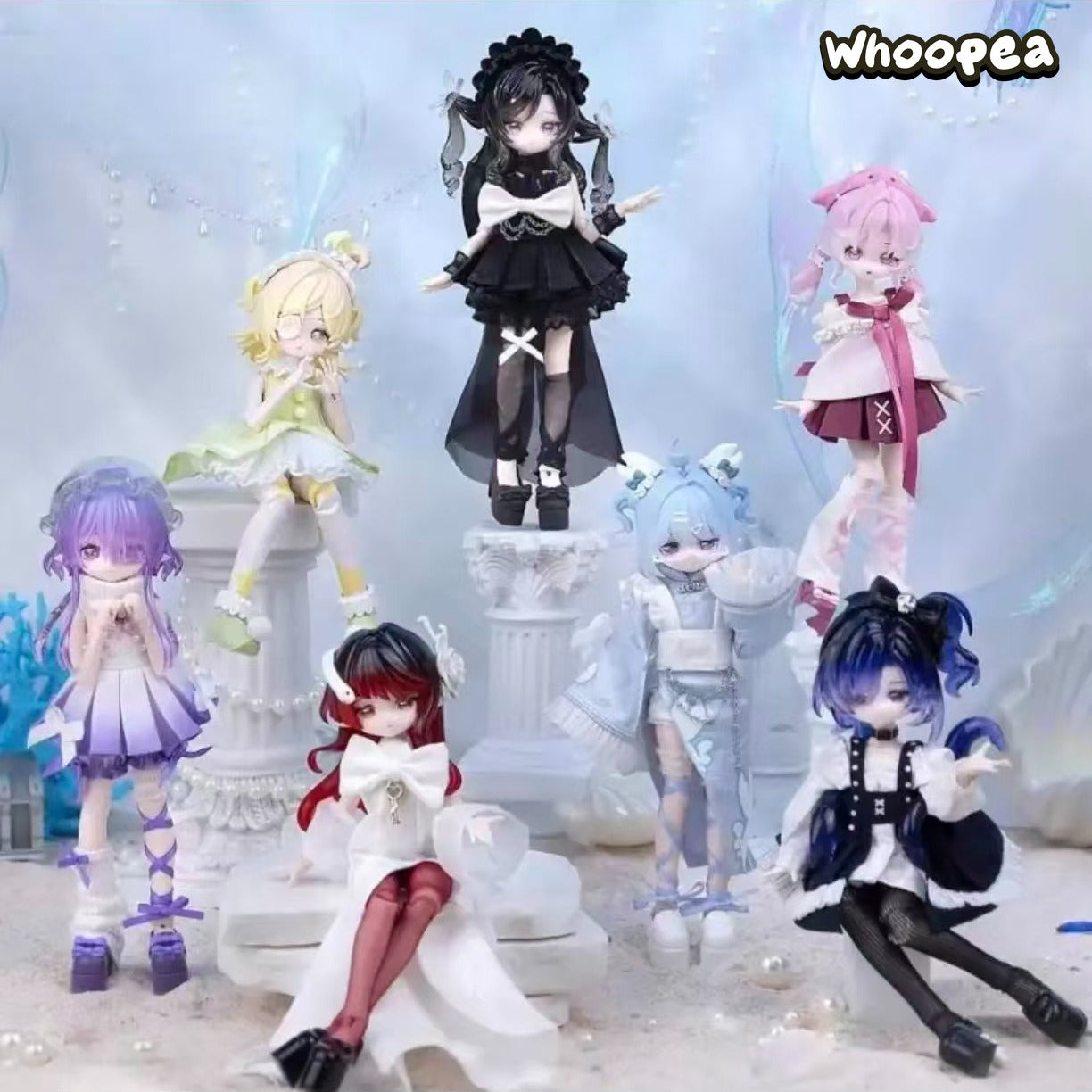 Minty Ocean Gem Series 1/8 Action Figure BJD Blind Box – WHOOPEA