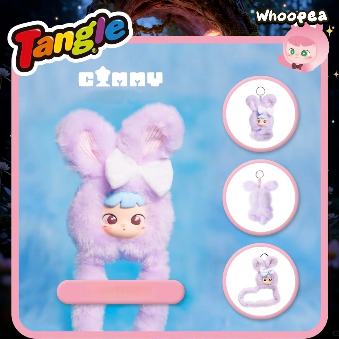 Cimmy Heartthrob & Tangle Fluffy Bunny Series Plush Pendant