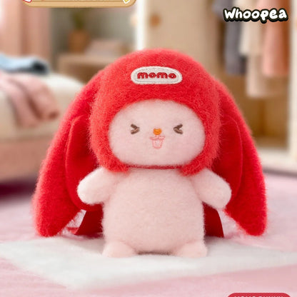 MOMO BUNNY Energetic Wardrobe Series Plush Pendant Blind Box
