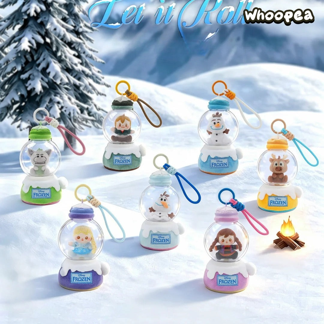 DSN Frozen Let it Roll Series Crystal Ball Plush Pendant Blind Box