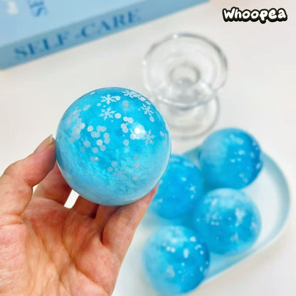 Handmade Snow Sound Crispy Crunchy Squishy Ball  - Sensory Fidget Toy