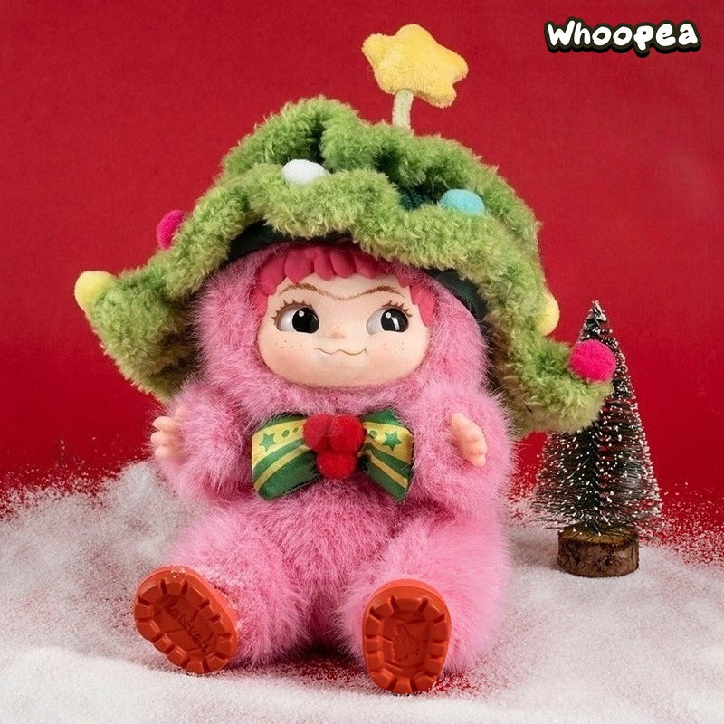 WAKUKU Santa Cutie in Pink Series Vinyl Plush Limited Figure