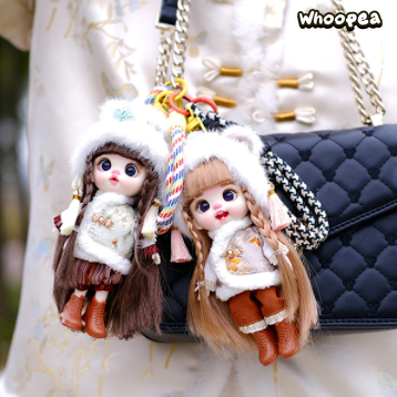 LUOLIFEN DOLL Sweet Girl Plush Phone Pendant Collection