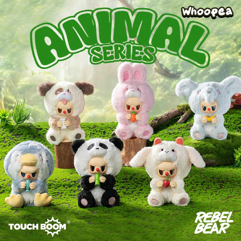 混沌甜心 叛逆熊 REBEL BEAR レベルベア ぬい babythree似 REBEL Bear Animal Series Vinyl Plush Blind Box – WHOOPEA