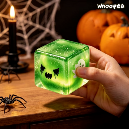 Halloween Ghost Cube Slow Rising TPR Squishy - Sensory Fidget Toy