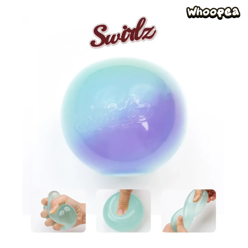 Swirlz TPR UV Color Changing Maltose Squishy- Fidget Toy