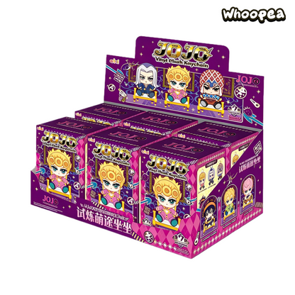 JoJo's Bizarre Adventure Golden Wind Series Chibi Sitting Plush Pendant Blind Box (PRE-ORDER)