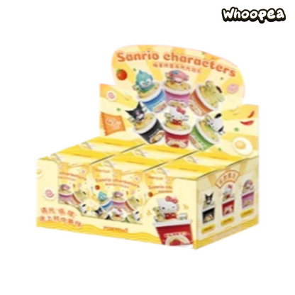 SANRI0 Characters Cup Noodles Series Solar Powered Bobblehead Figure Blind Box