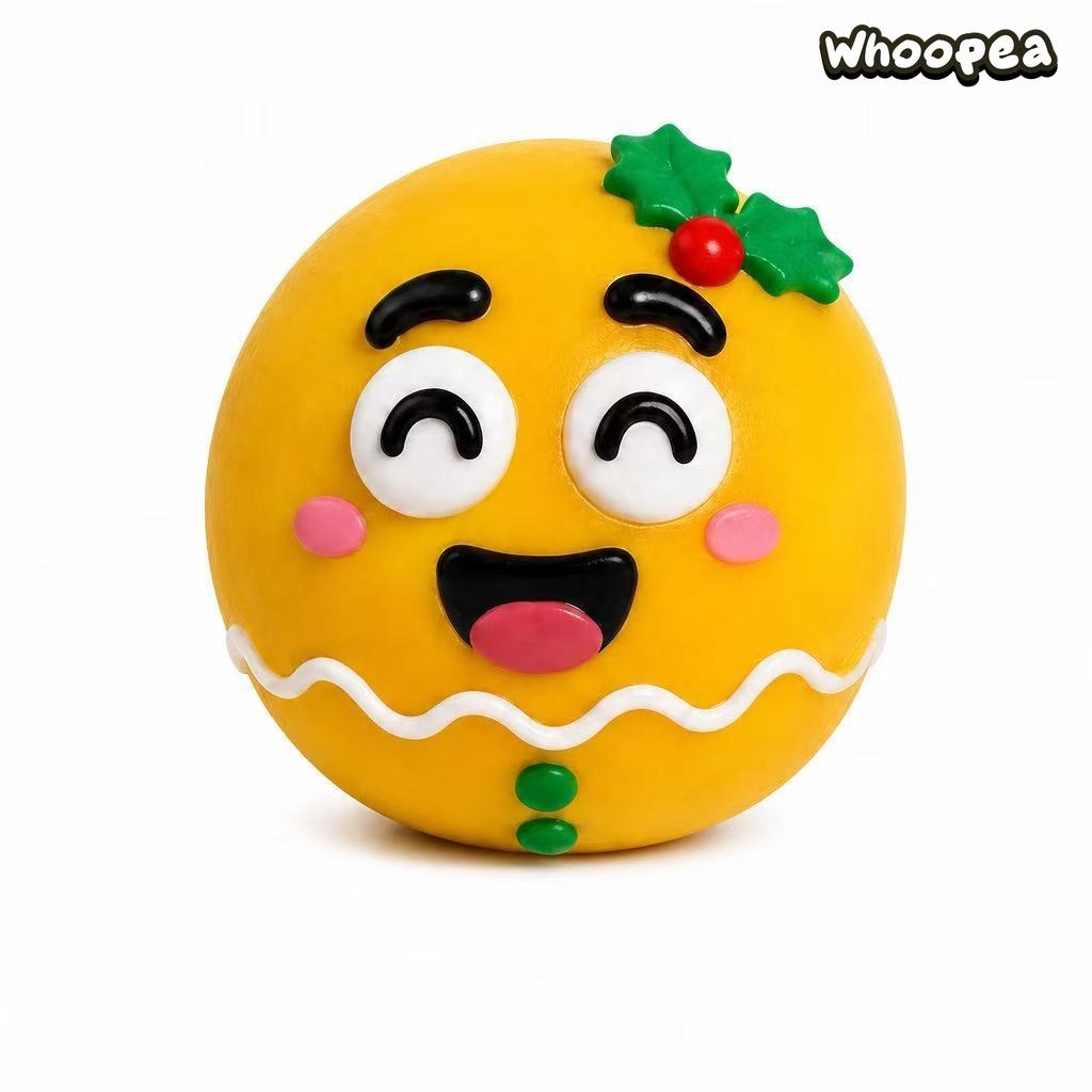 Christmas Funny Face Shaving Foam Filled Squishy - Sensory Fidget Toy