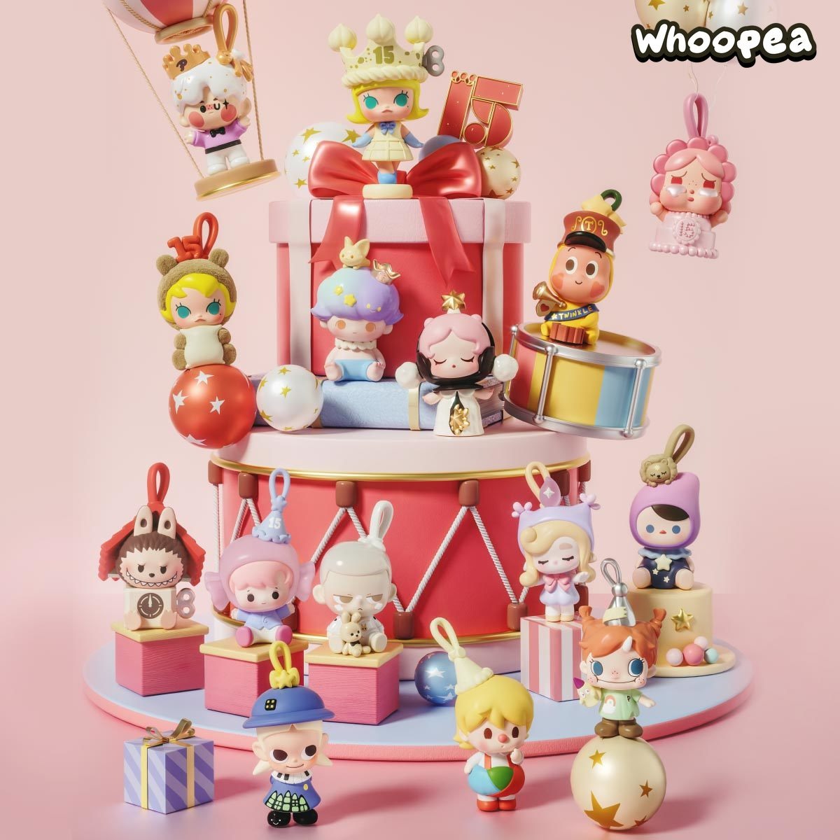 POPMART POPBEAN 初代 瓶 POP BEAN Celebrate This Moment Series Mini Figures, Blind Bag