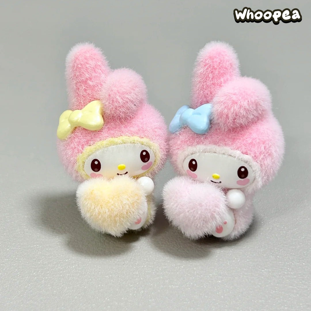 SANRI0 Fuzzy Rainbow Babies Series Mini Beans Blind Box