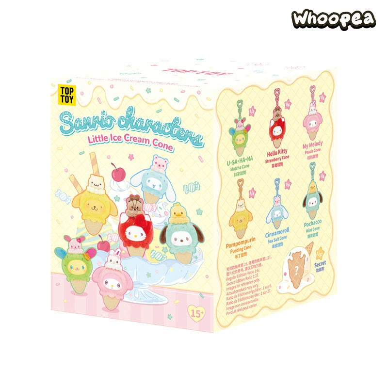 SANRI0 characters Little Ice Cream Cone Series Plush Pendant Blind Box