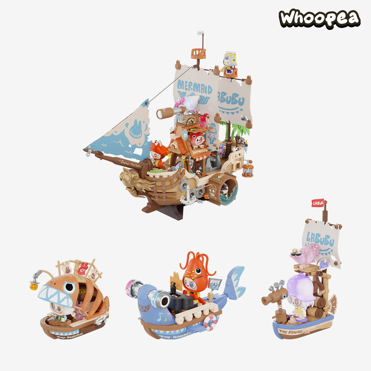 POP MART THE MONSTERS Chasing Mermaids Series Blocks