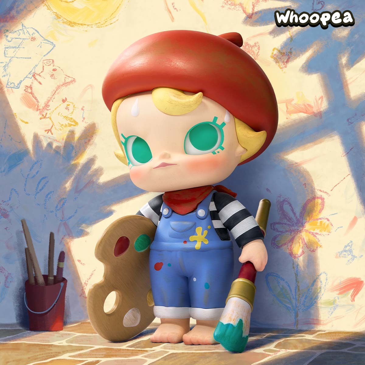 Baby Molly Future Painter Figurine – WHOOPEA