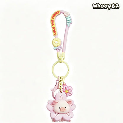 LuLu the Piggy Flower World Series Keychain Bag