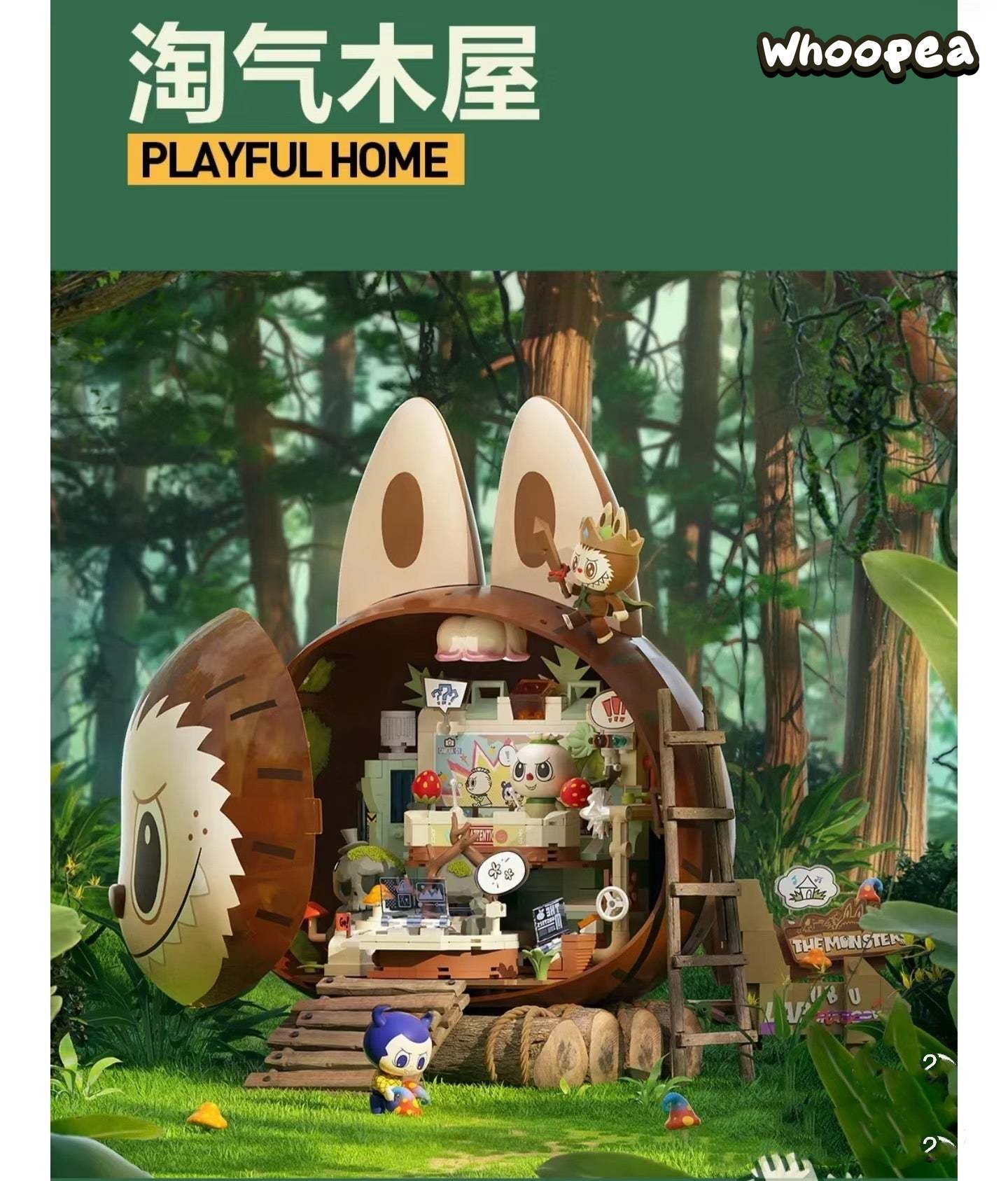 THE MONSTERS Forest Secret Base Series Blocks - POP MART