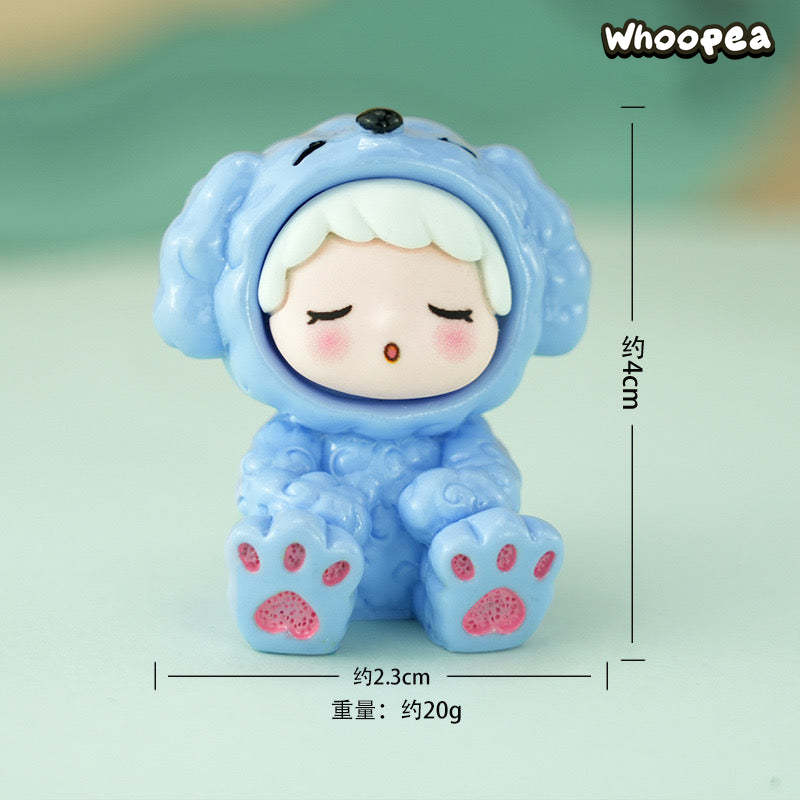 Sleeping Boy Collection, Mini Figures, 6 Colors