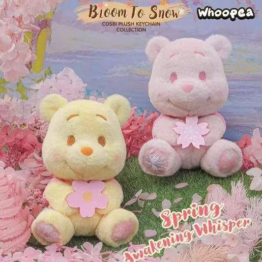 DSN Winnie the Pooh Bloom To Snow Series Cosbi Plush Keychain Collection Blind Box