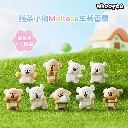 Maltese Car Freshener Series PVC Figures, Blind Box