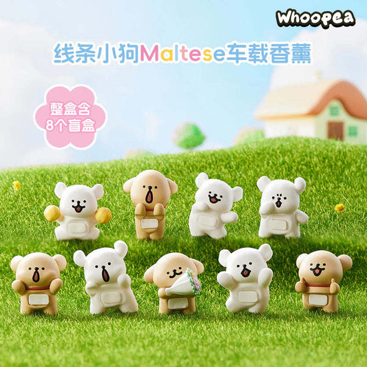 Maltese Car Freshener Series PVC Figures, Blind Box