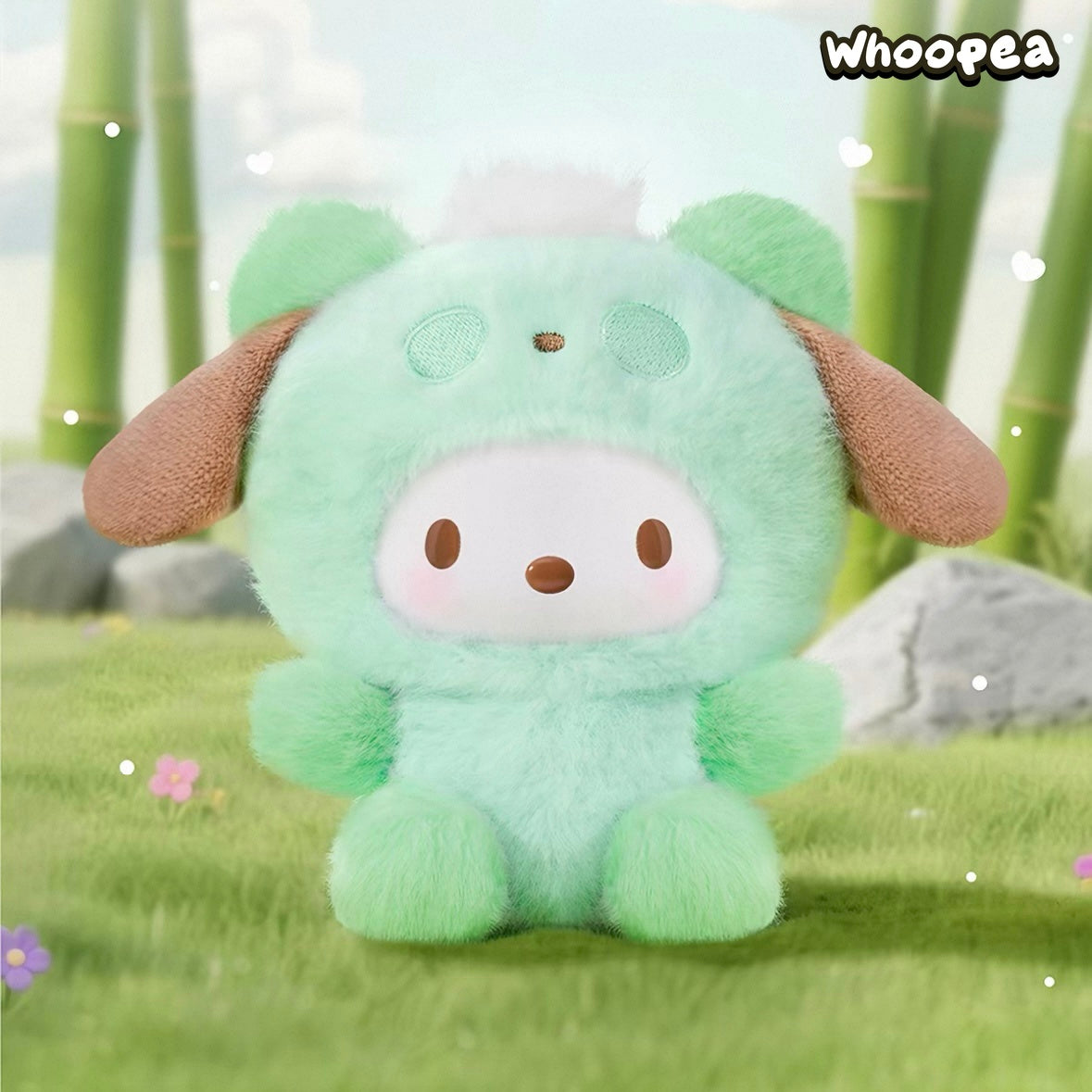 SANRI0 Characters Colorful Panda Series Plush Pendant Blind Box