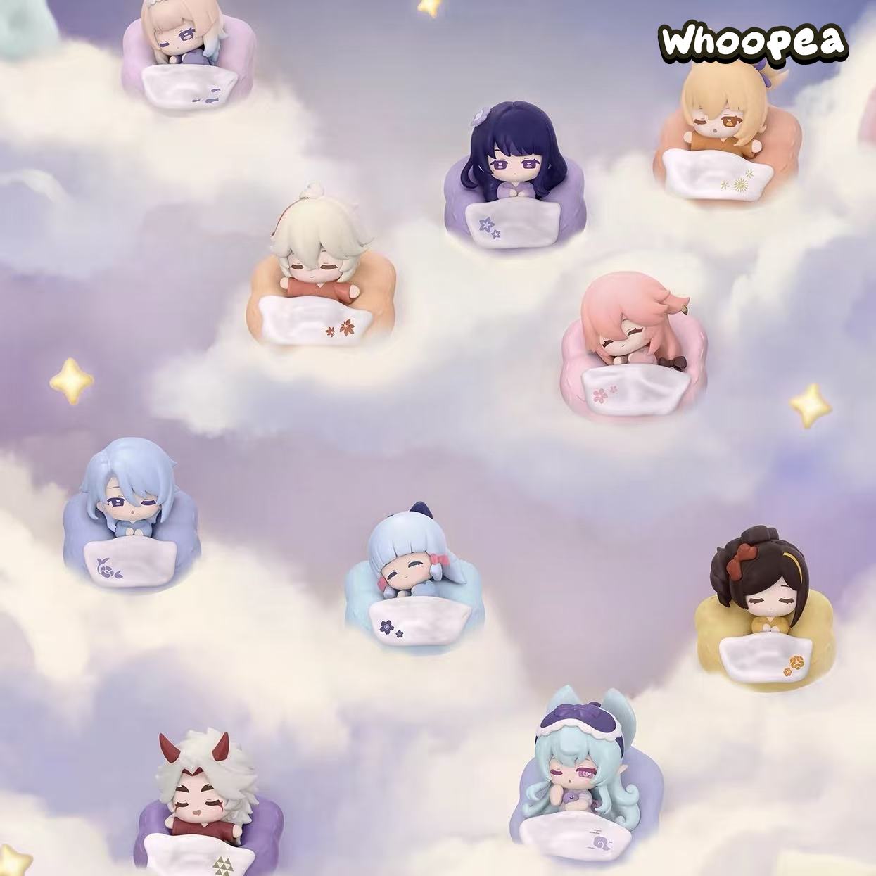 Genshin Impact miHaYo Cloud Pillow Dream Series Q-Version Fridge Magnet Blind Box
