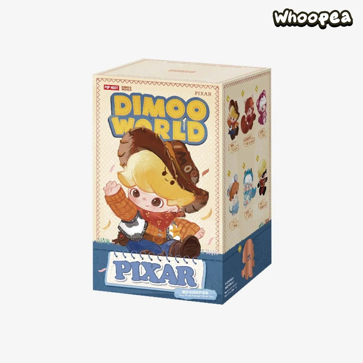 POP MART DIMOO WORLD × PIXAR Series Vinyl Plush Pendant Blind Box (PRE-ORDER)