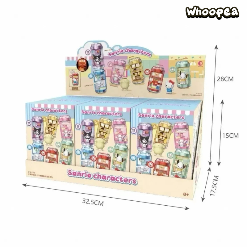 SANRI0 Soda Can Dessert Shop Street Series Figure Blind Box