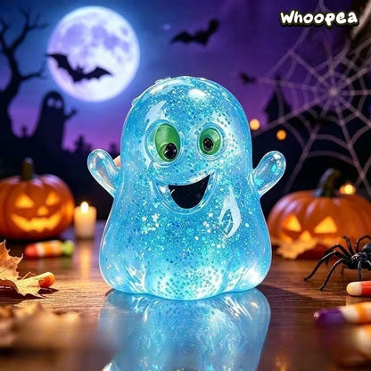 Halloween Glitter Ghost Slow Rising TPR Squishy - Sensory Fidget Toy