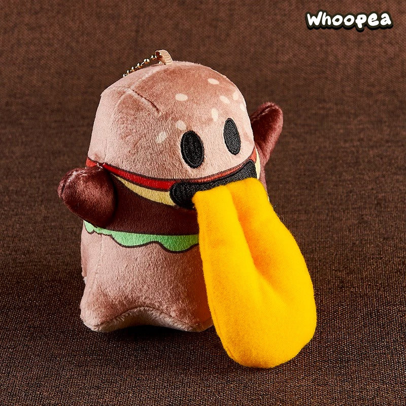 BooGhost Cute Ghost Burger Volcanic Angel V2 Series Plush Keychain Collection
